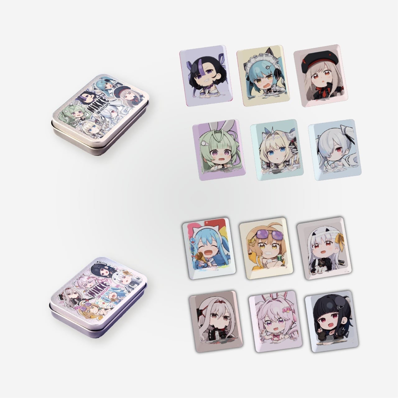 韓国輸入商品】NIKKE SDキーキャップ/キーホルダーセット(A