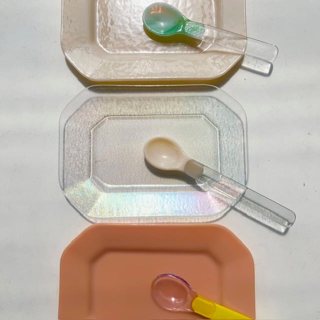 天気雨 バイカラースプーン カラー | ihana design(イハナデザイン）