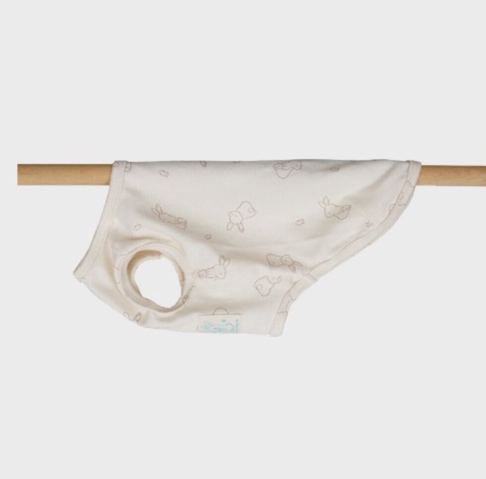 L/即納【Oops! my Dog】Sleepy Bunny Pyjama《White》