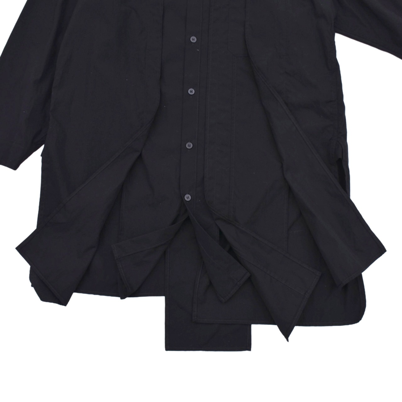 【Yohji Yamamoto】U-環縫い切り替えﾌﾗｼB - 12