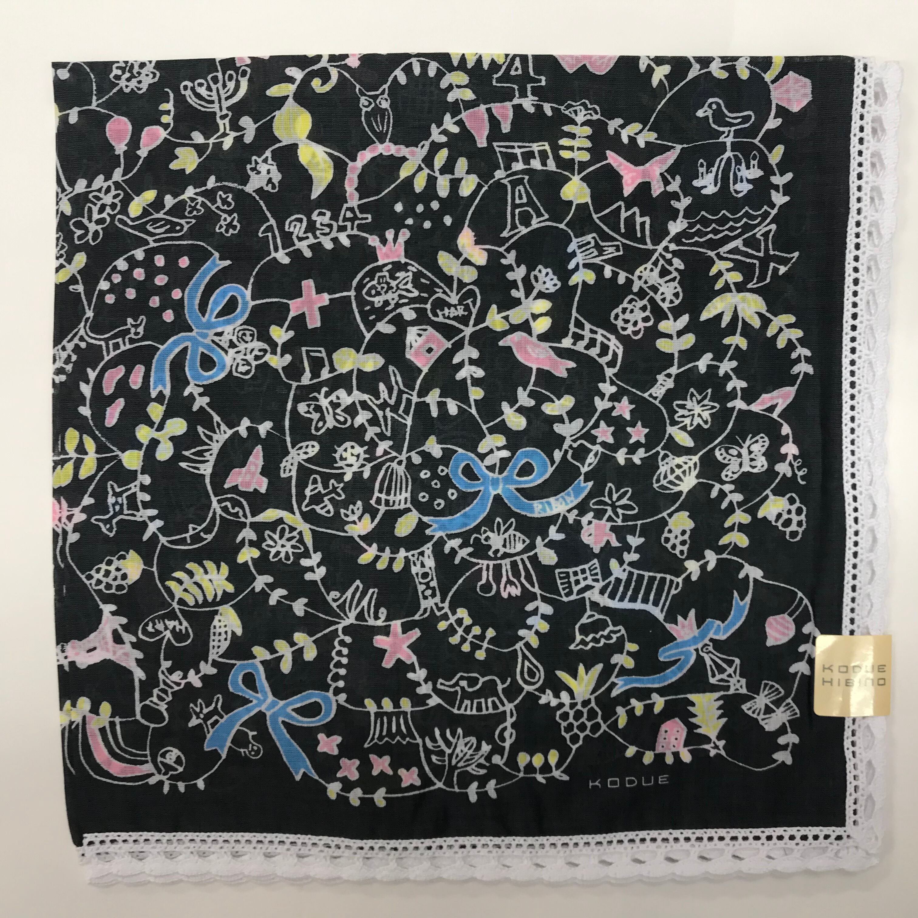 60's WASHFAST COLORS ネイビー クロス柄 ヴィンテージ バンダナ | Pay ID