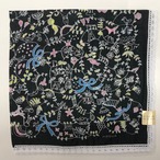 ひびのこづえ ハンカチ「幸せをつなぐ枝」（グレー）