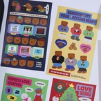 「TEDDY BEAR」 ヴィンテージ ステッカー ブック VER.1