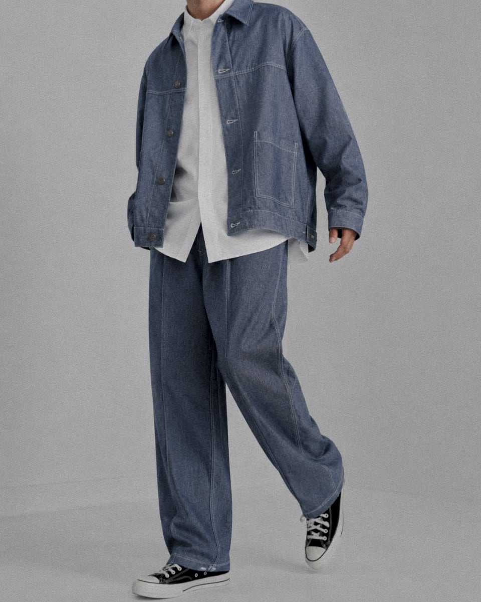 Chambray Short Jacket - 102616400 | 【BIG MIKE / ビッグマイク