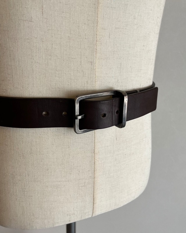 【DIRK BIKKENBERGS】text switching hevy belt