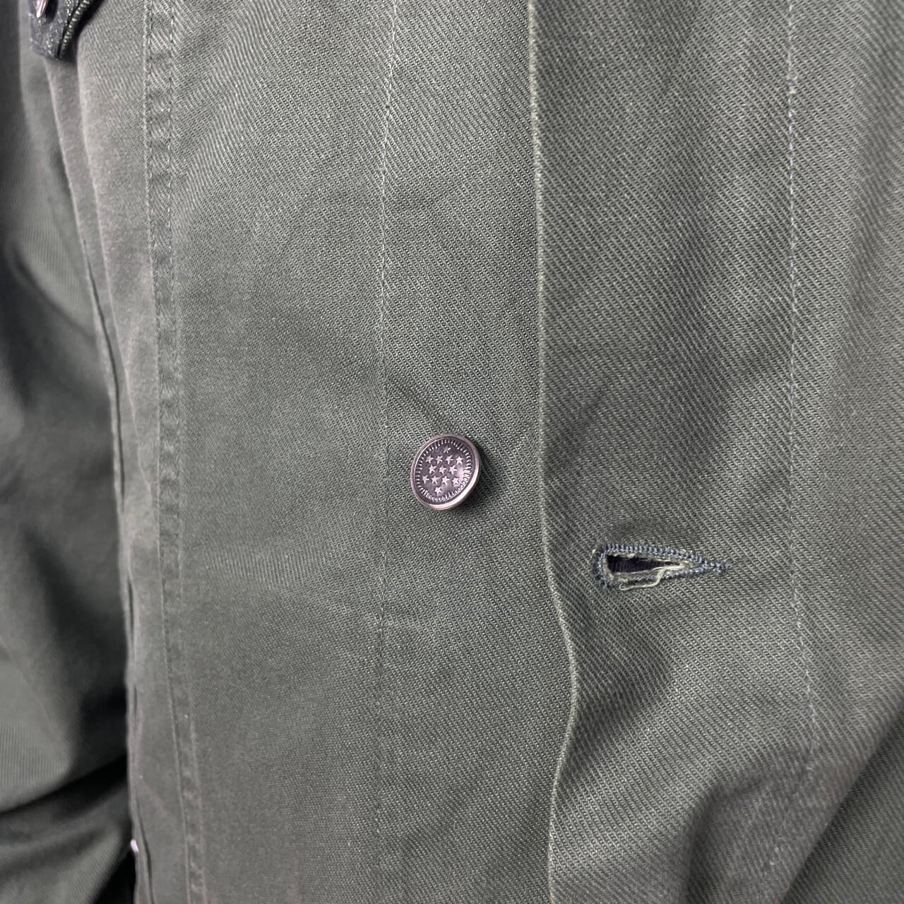 90年代 ユーロ フランス OD FLERS コットン×ポリツイル トラッカー