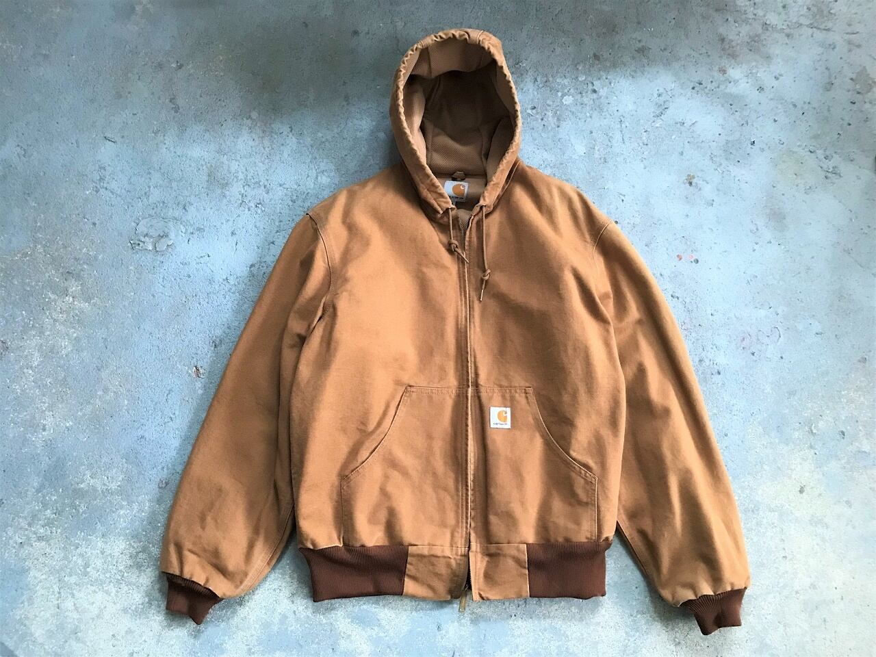 90s Carhartt duck fabric active jacket MADE IN USA