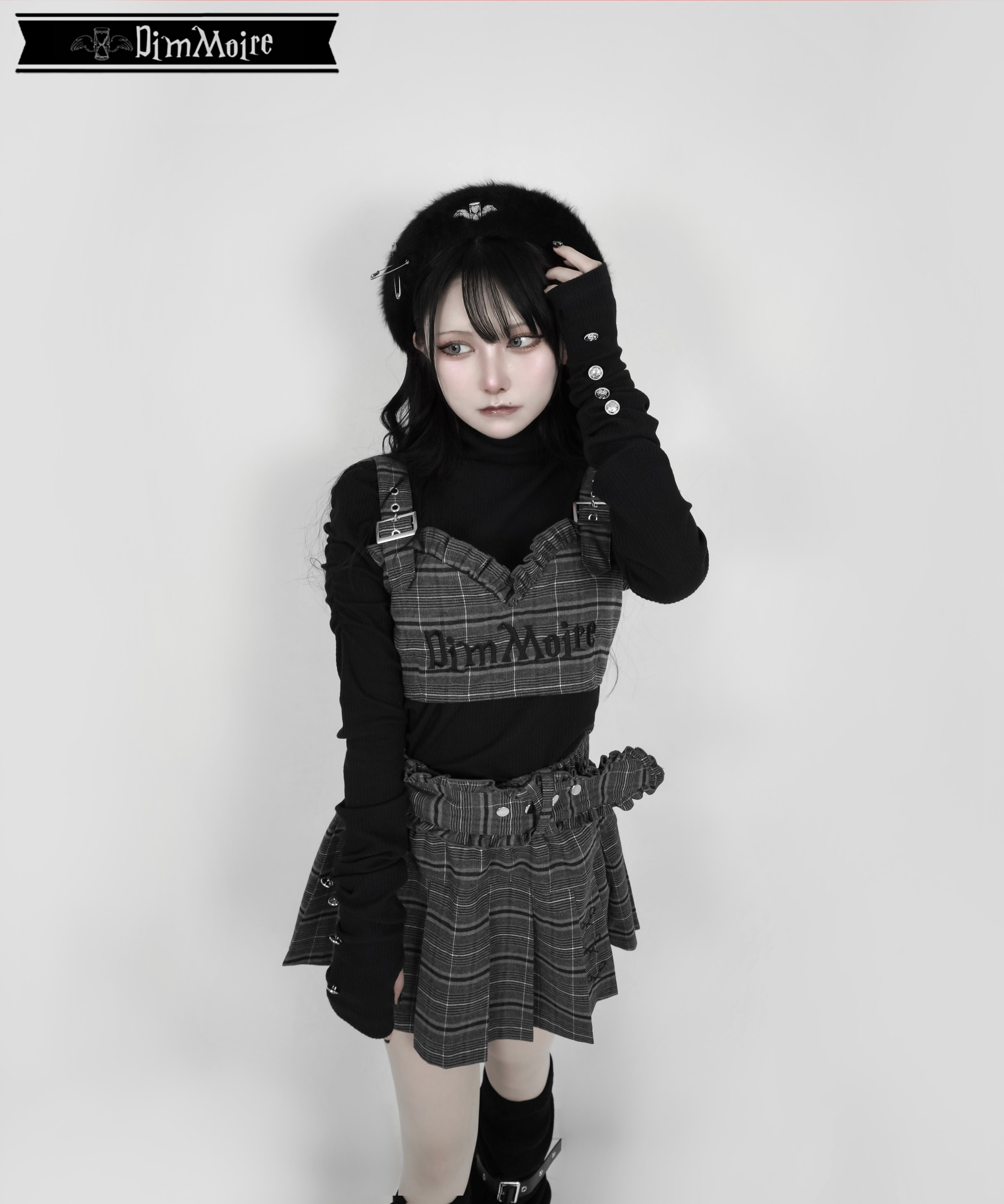 最安値DimMoire ディムモアール デニムビスチェセットアップ REFLEM DimMoire ディムモアール デニム ビスチェ セットアップ グレー