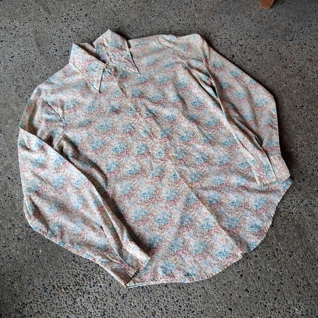 60's~70's アメリカ製 KENNINGTON 総柄シャツ used [204033]