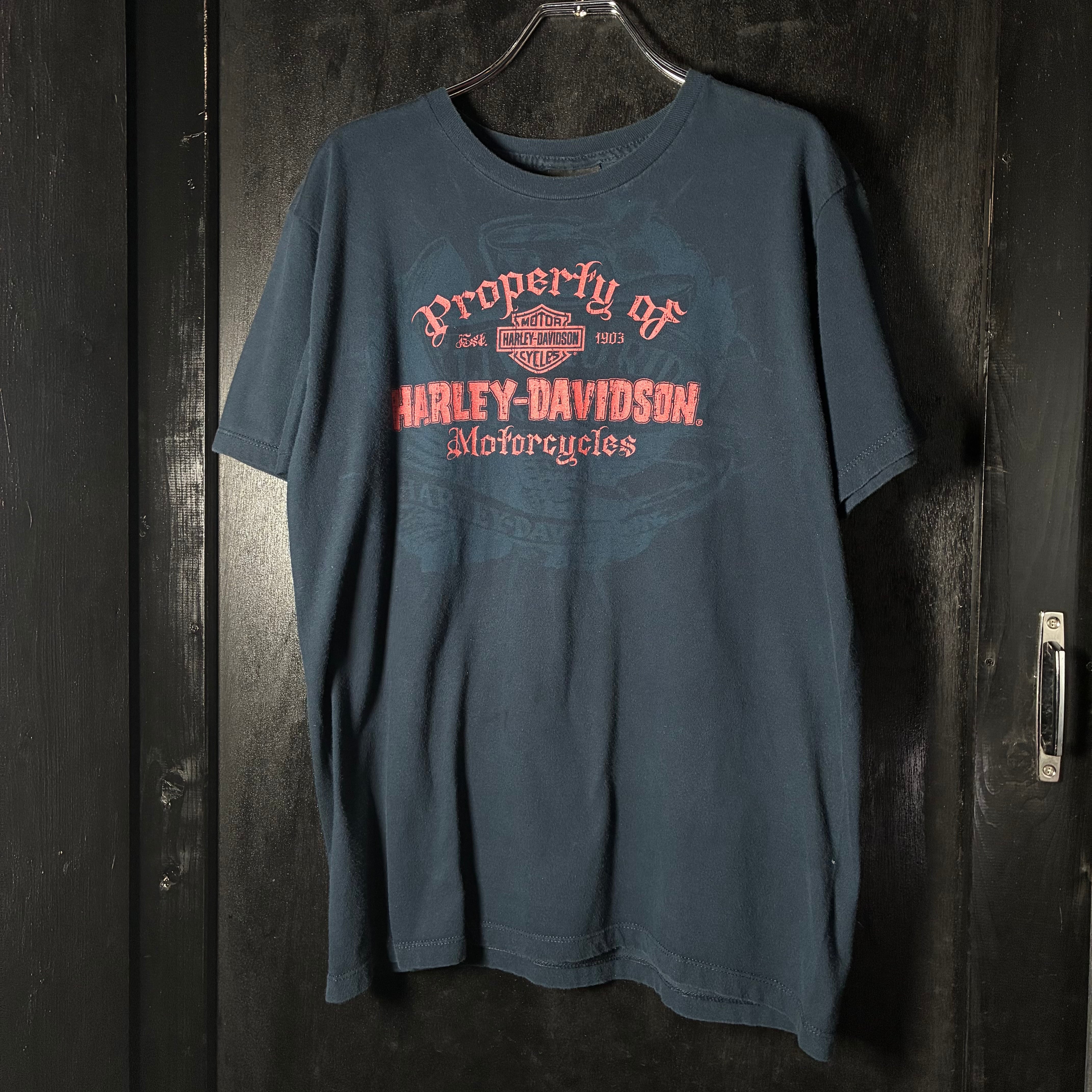 Mexico製 HARLEY-DAVIDSON 沖縄 T-shirt ハーレーダビッドソン沖縄 T