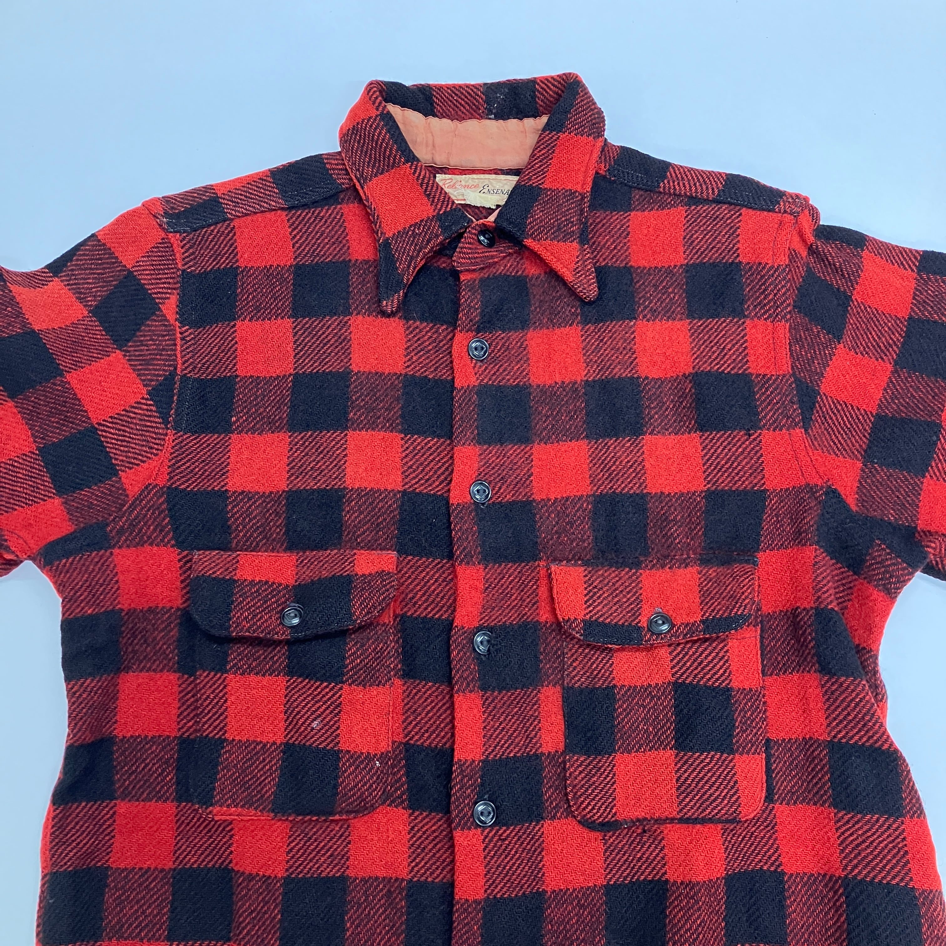 ⓀⓀ1950's ENSENADA WOOL SHIRT RED | safarionline