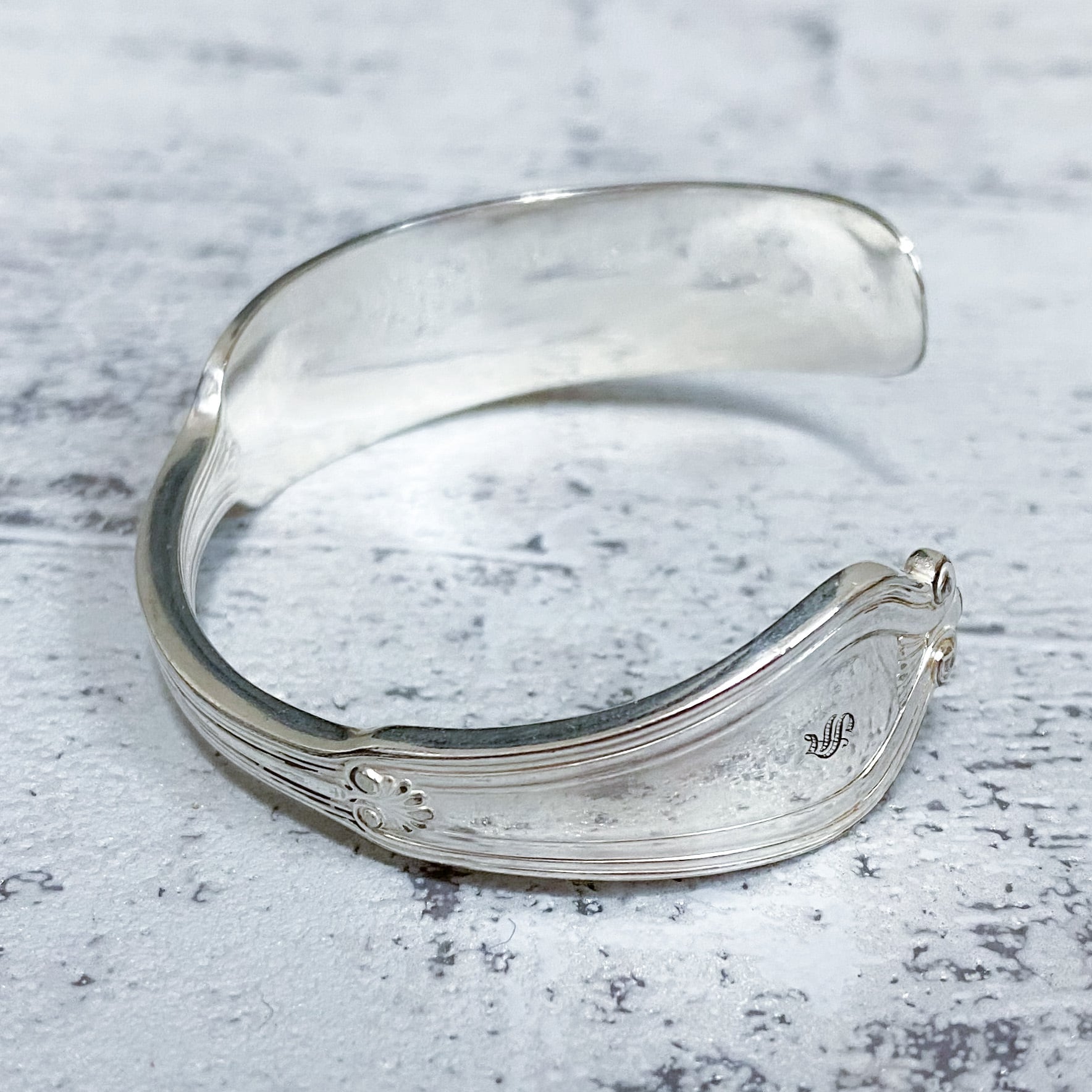 Tiffany&Co. Antique Cutlery Silver EP Bangle ティファニー