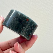 ブラッドストーン*シリンダー*天然石台座*0807*天然石インテリア*置き物