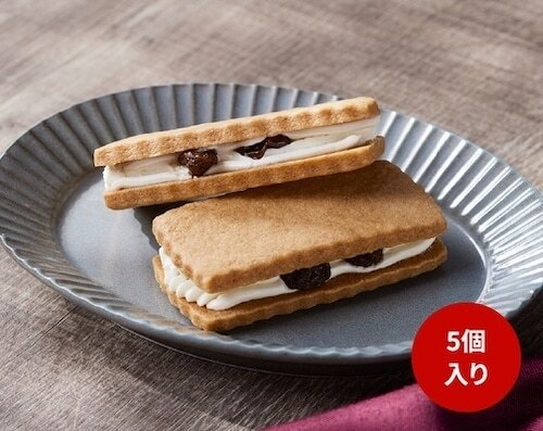 レーズンバターサンド 5個入り