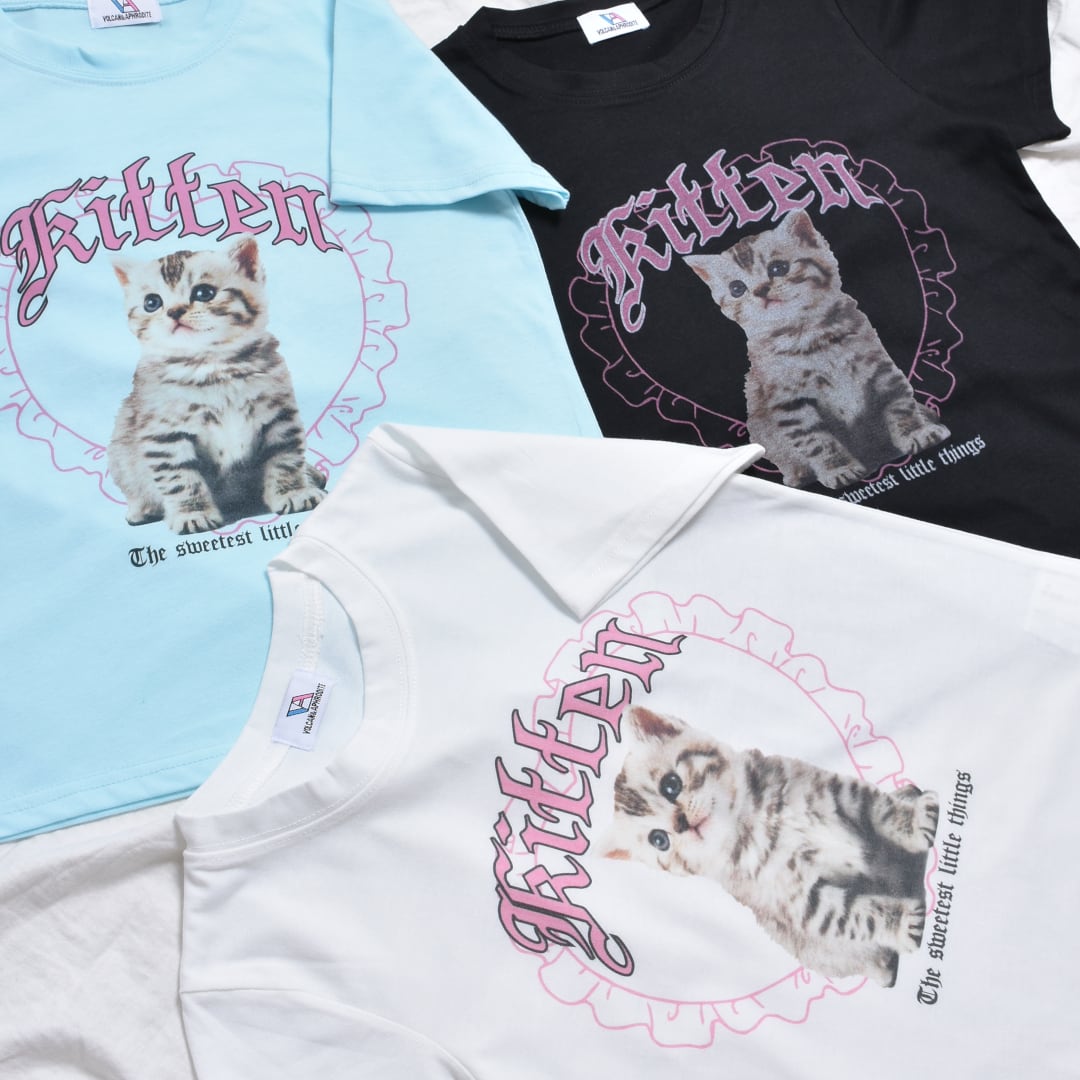 Kitten(子猫)ミニTシャツ | VOLCAN&APHRODITE 公式通販