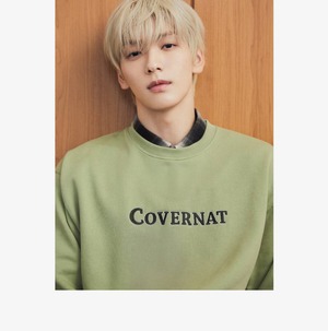 数量限定スビンインセンネッコ特典!★TXT スビン 着用!【COVERNAT】Center logo sweatshirt _4color