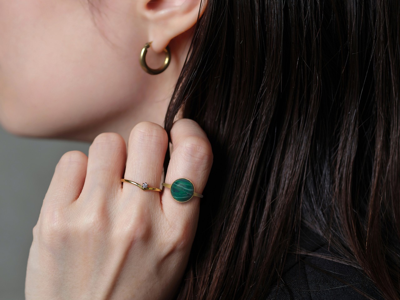 【MARKET】SINGLE STONE RING 4206
