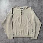 1990's "Cherokee" Henley Neck Cotton Knit made in USA / 90年代 "チェロキー" Hネック コットンニット アメリカ製