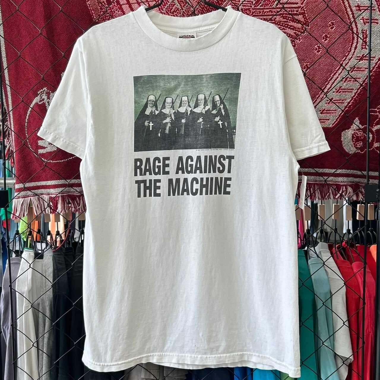 90's RAGE AGAINST THE MACHINE tシャツ レイジ