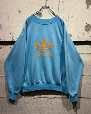 【Caka otto】80’s “adidas” Good Aging Vintage Sweatshirt