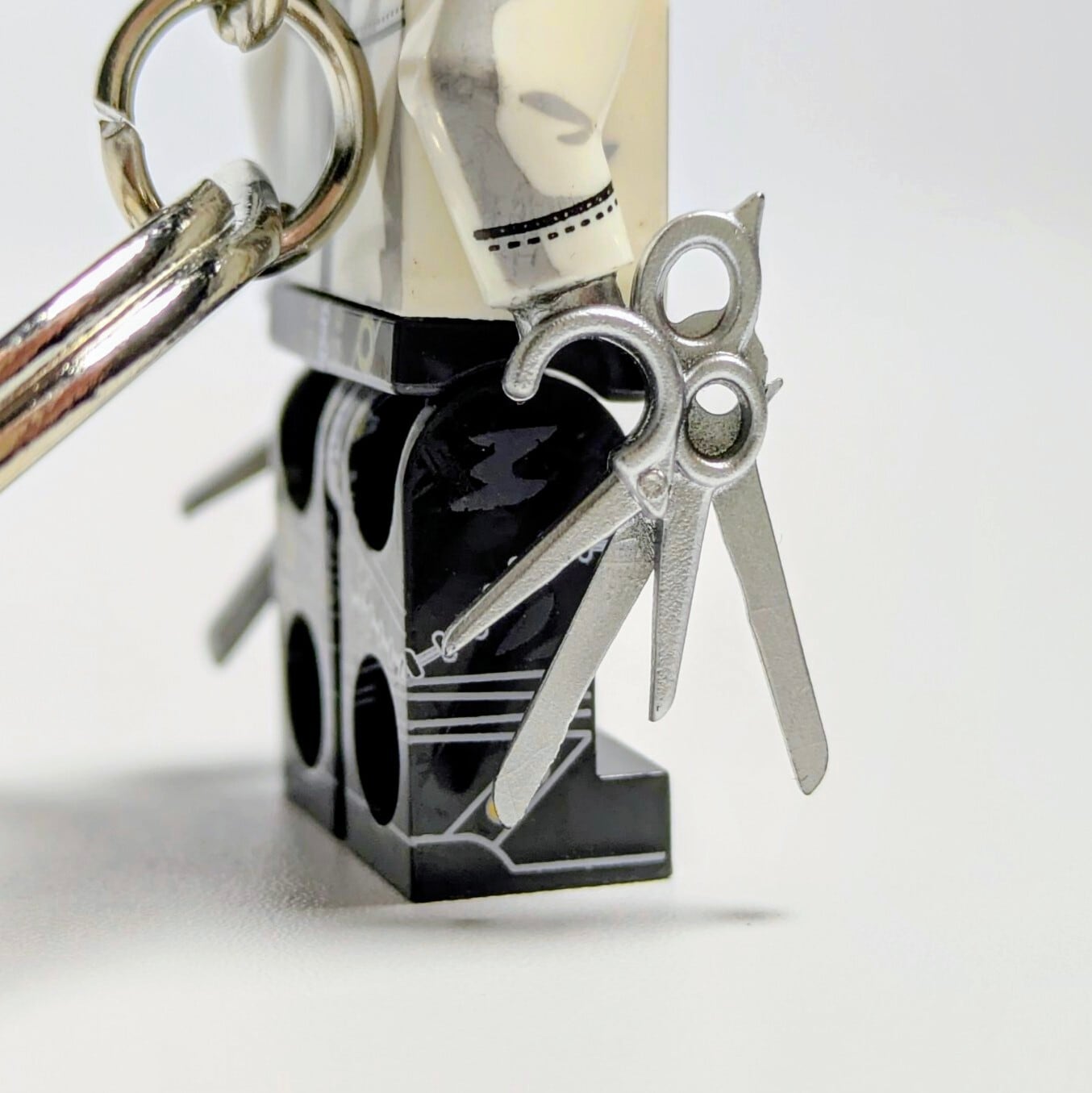 ♧☆ブロックフィギュアキーホルダー☆【 Edward Scissorhands