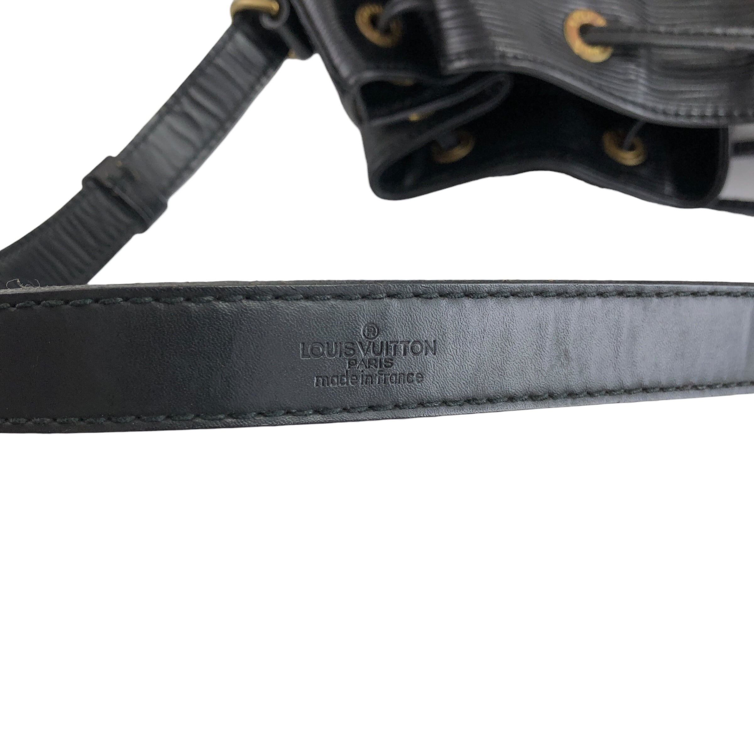 LOUIS VUITTON ルイヴィトン エピ ショルダーバッグ ブラック レザー
