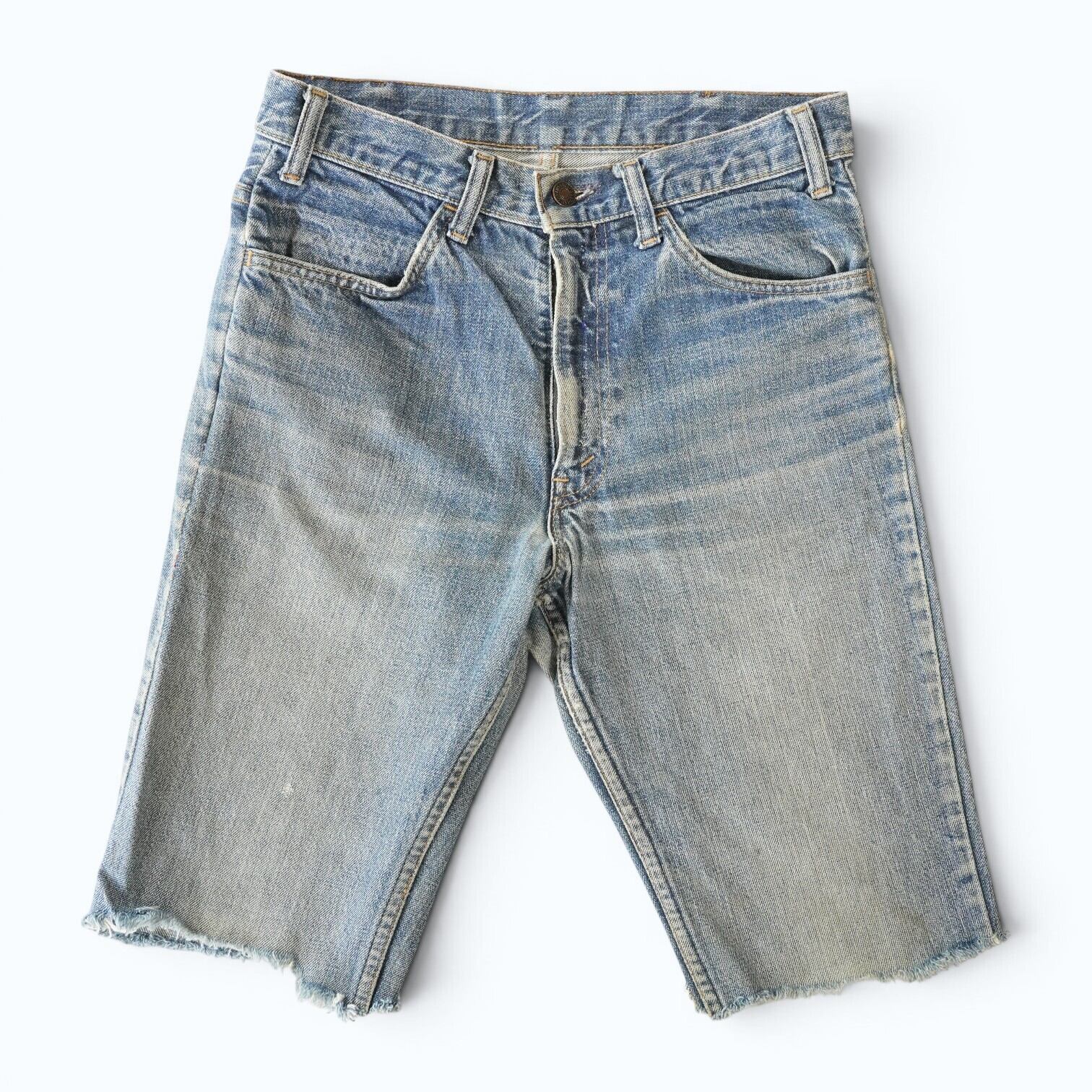 Vintage Levi’s BIG E カットオフデニムショーツ W30 TALON42 オレンジタブ