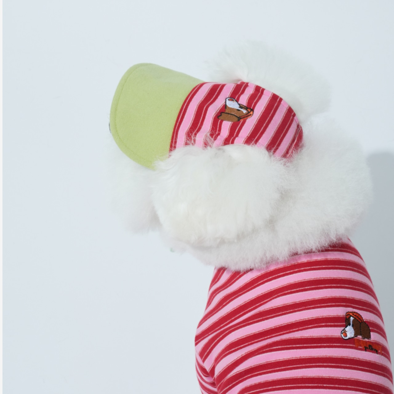 〈PUPPYGALLERY公式〉ホームグラウンドストライプオールインワン 5XL-6XL