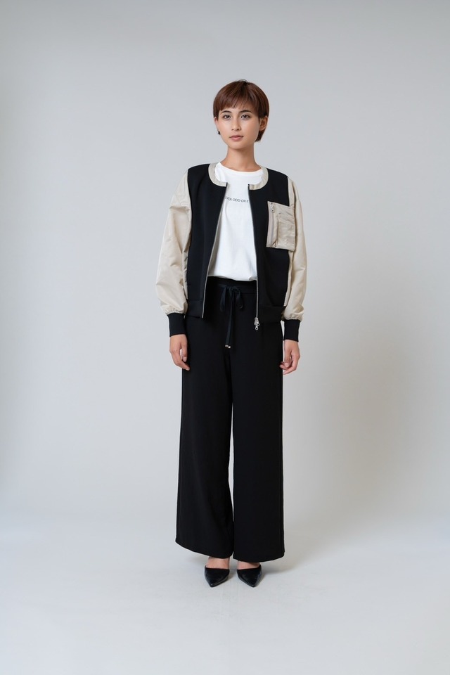 P261-28001   丸首ブルゾン