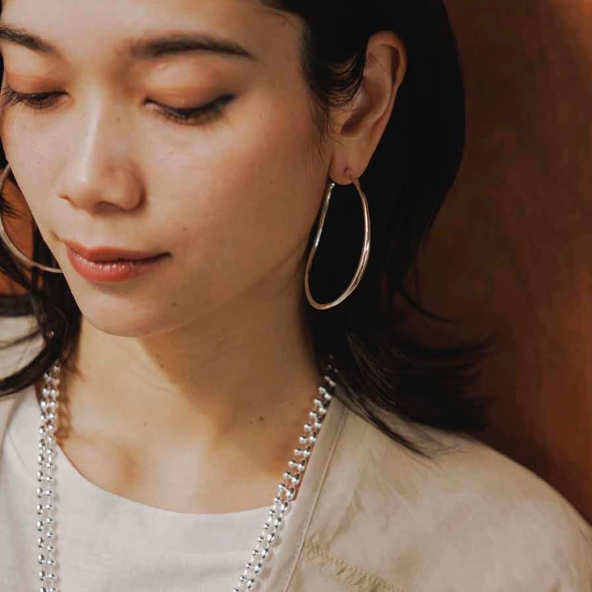 CHIGNON 】BIGフープ＆チェーン2wayピアス | valance 福井｜レディース