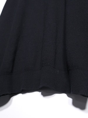“PLAYBOY” embroidery design black knit