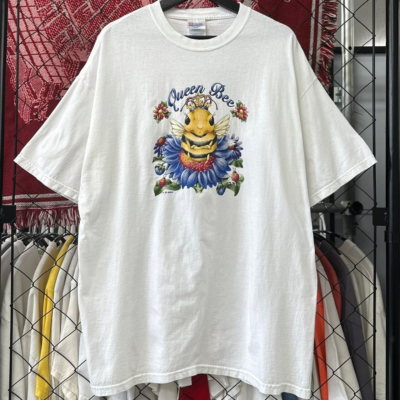 90s デザインTシャツ 女王蜂 プリント XL 古着 古着屋 埼玉 ストリート ...