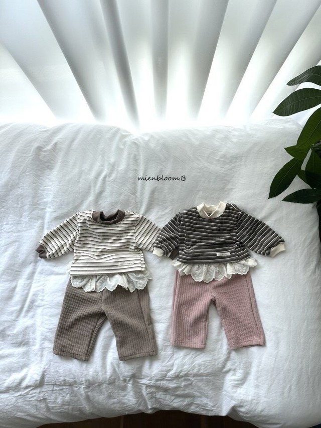 予約⌇mienBloom.b / Bubble Lace Pants (Kids)