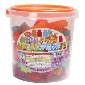 【特価処分】マルカ(Maruka) おっきなブロック88P おもちゃ 知育玩具 3歳以上 181106