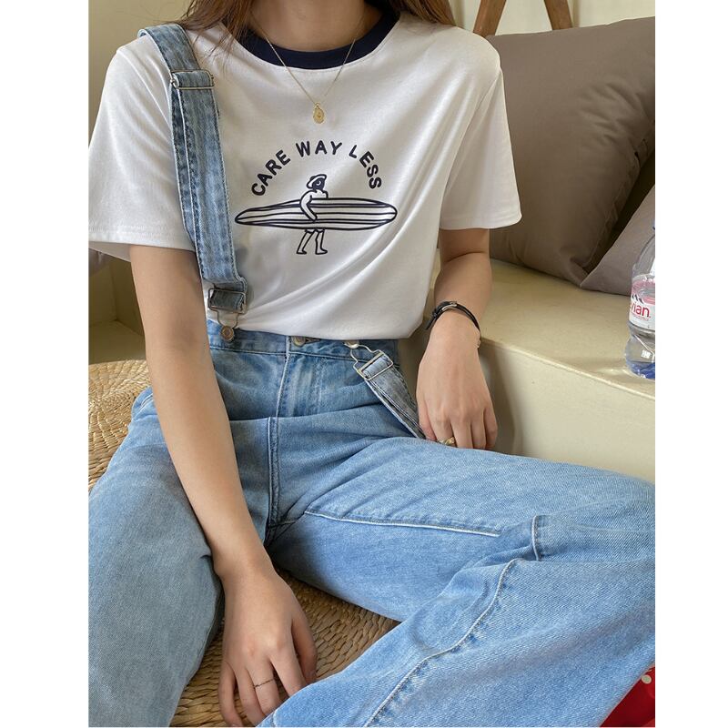 サーフプリントシンプルtシャツ 3col 2586 きれいめレディースカジュアル ファッション 通販サイト Mililani ミリラニ サーフプリントシンプルtシャツ 3col 2586 きれいめレディースカジュアル ファッション 通販サイト Mililani ミリラニ