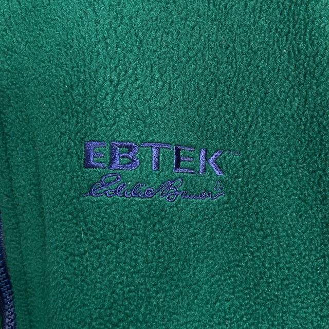 90s EBTEK Eddie bauer フリースジャケット USA 緑
