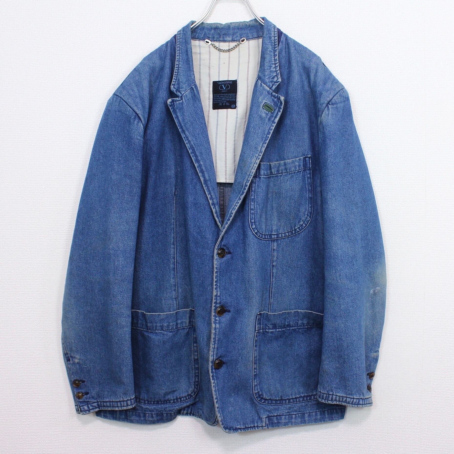 ND376ね＠ RED VALENTINO Vintage加工 注が デニムジャケット
