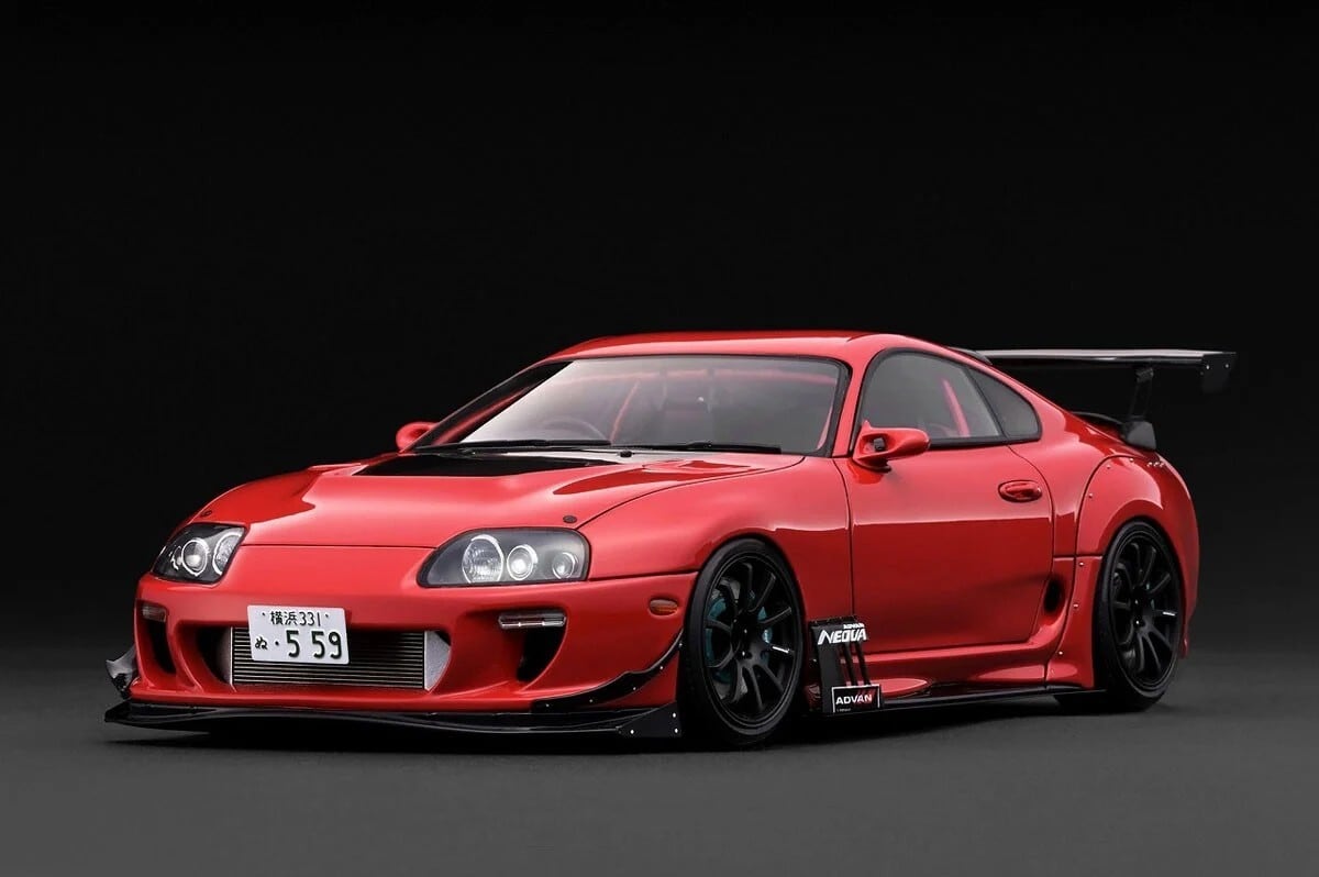 イグニッションモデル ignitionmodel 1/18 Toyota Supra RZ (JZA80) ORIDO-STREET Ver.Red IG3885