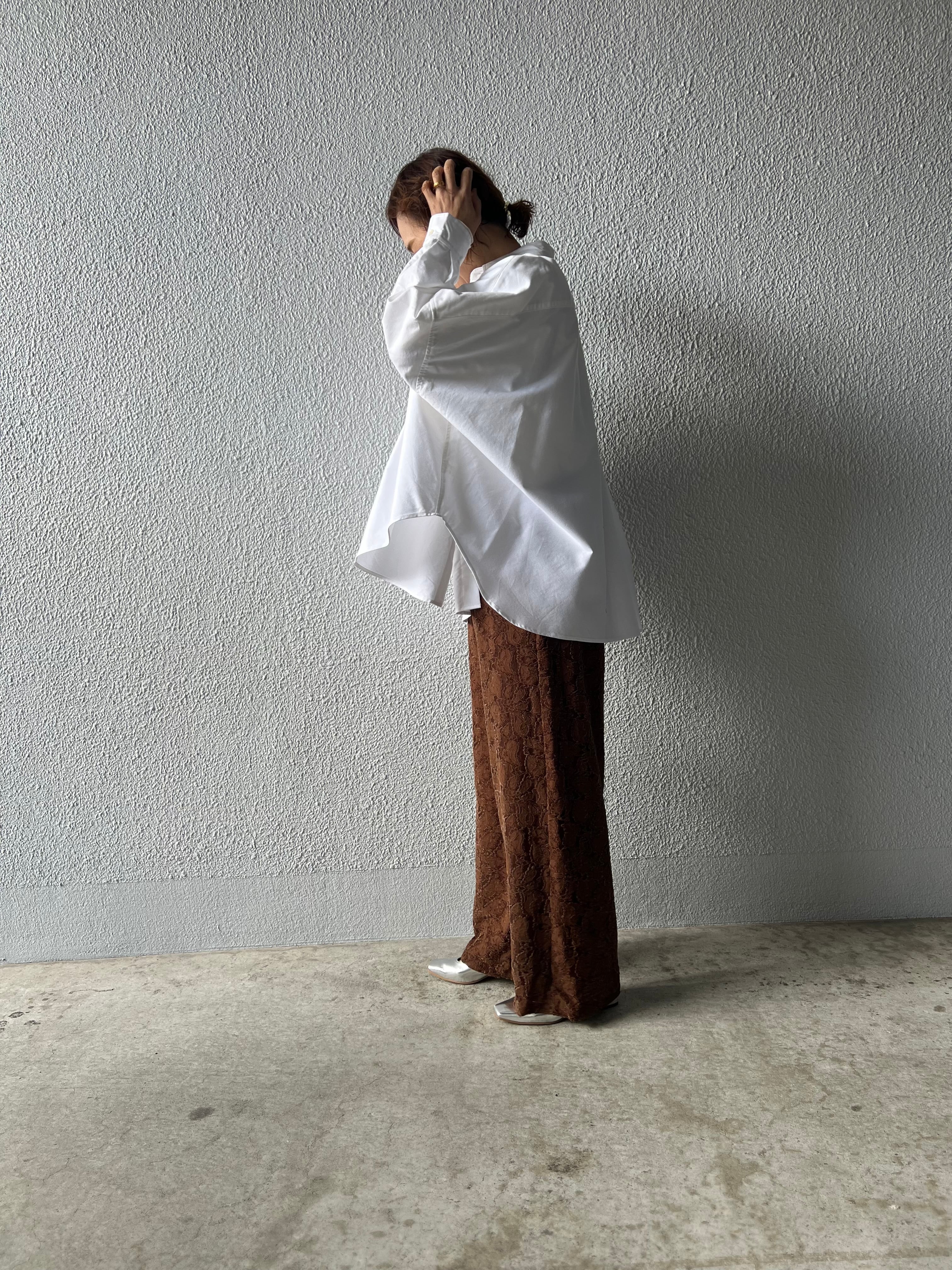 【SELECT】セットアップ可レースイージーワイドパンツ 21-0179