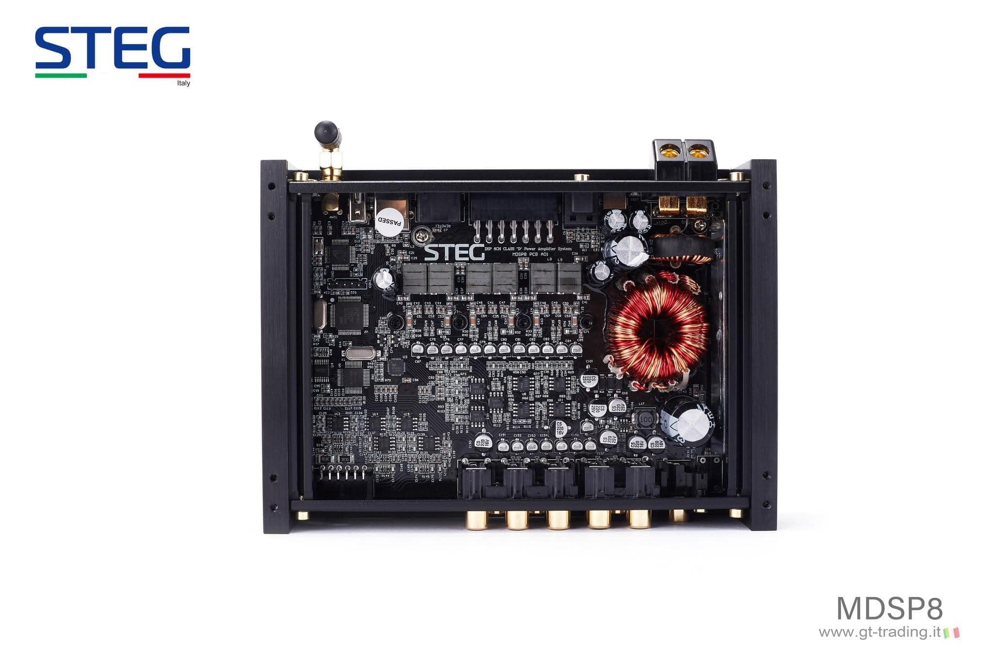 国内正規品】STEG 「MDSP8」 6chアンプ内蔵8chDSP(デジタルシグナル