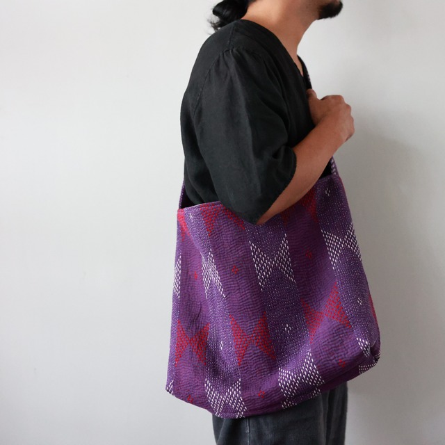 Hagi / Vintage Quilt - Shoulder Bag #28