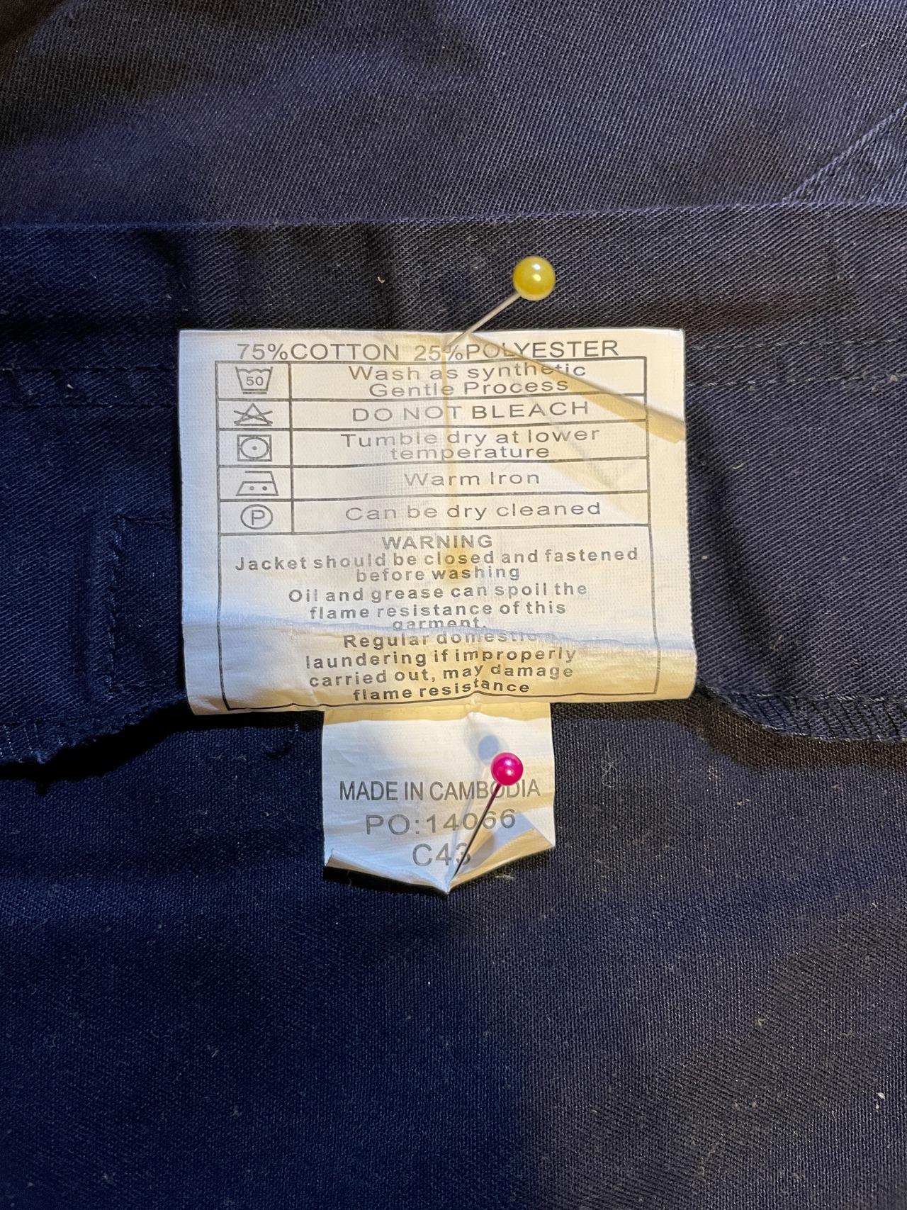 ROYAL NAVY / PCS Combat Jacket / DRAWCORD REMAKE