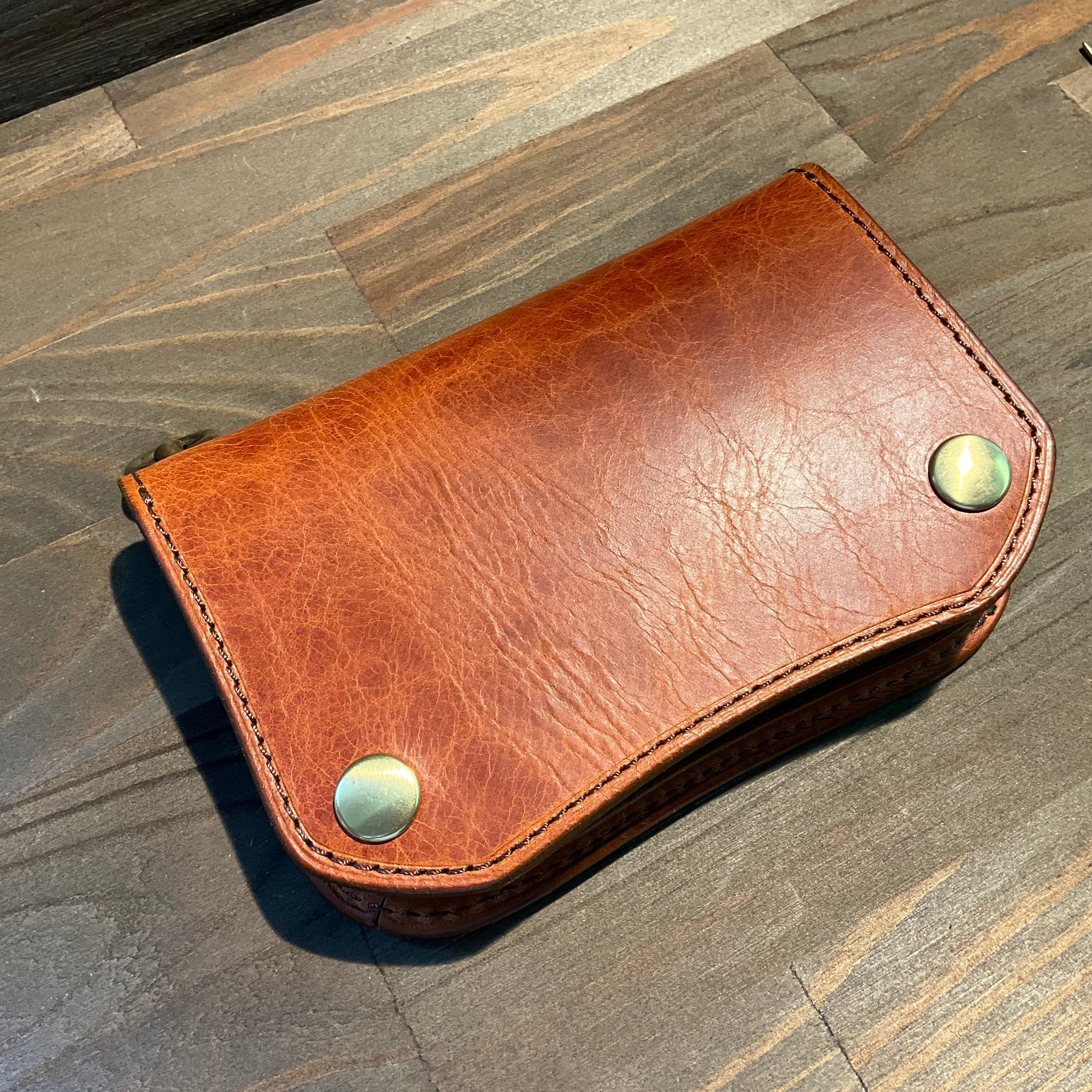 GTS-100 short tracker wallet mini Groover Leather パラフィン