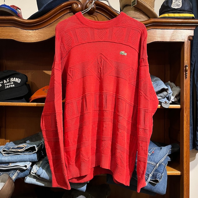 1970s LACOSTE sweater 6 FRANCE製 D934