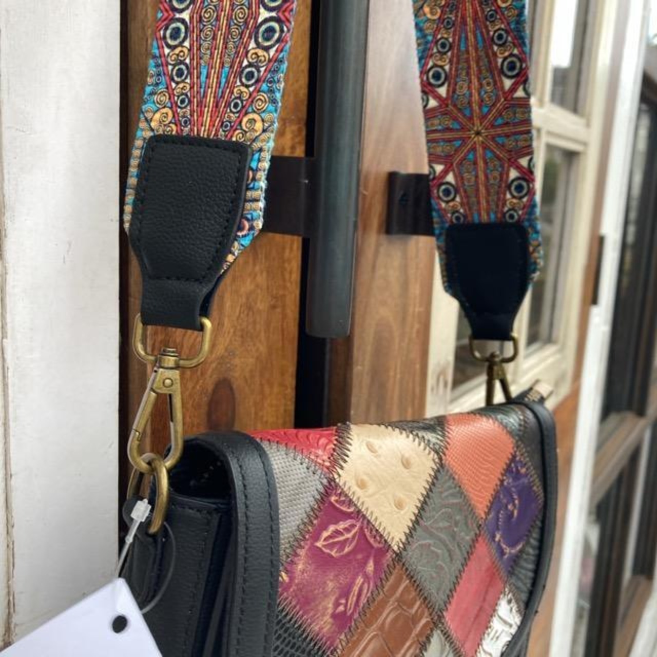 Topanga Bag　パッチワークレザーメッセンジャーバッグ