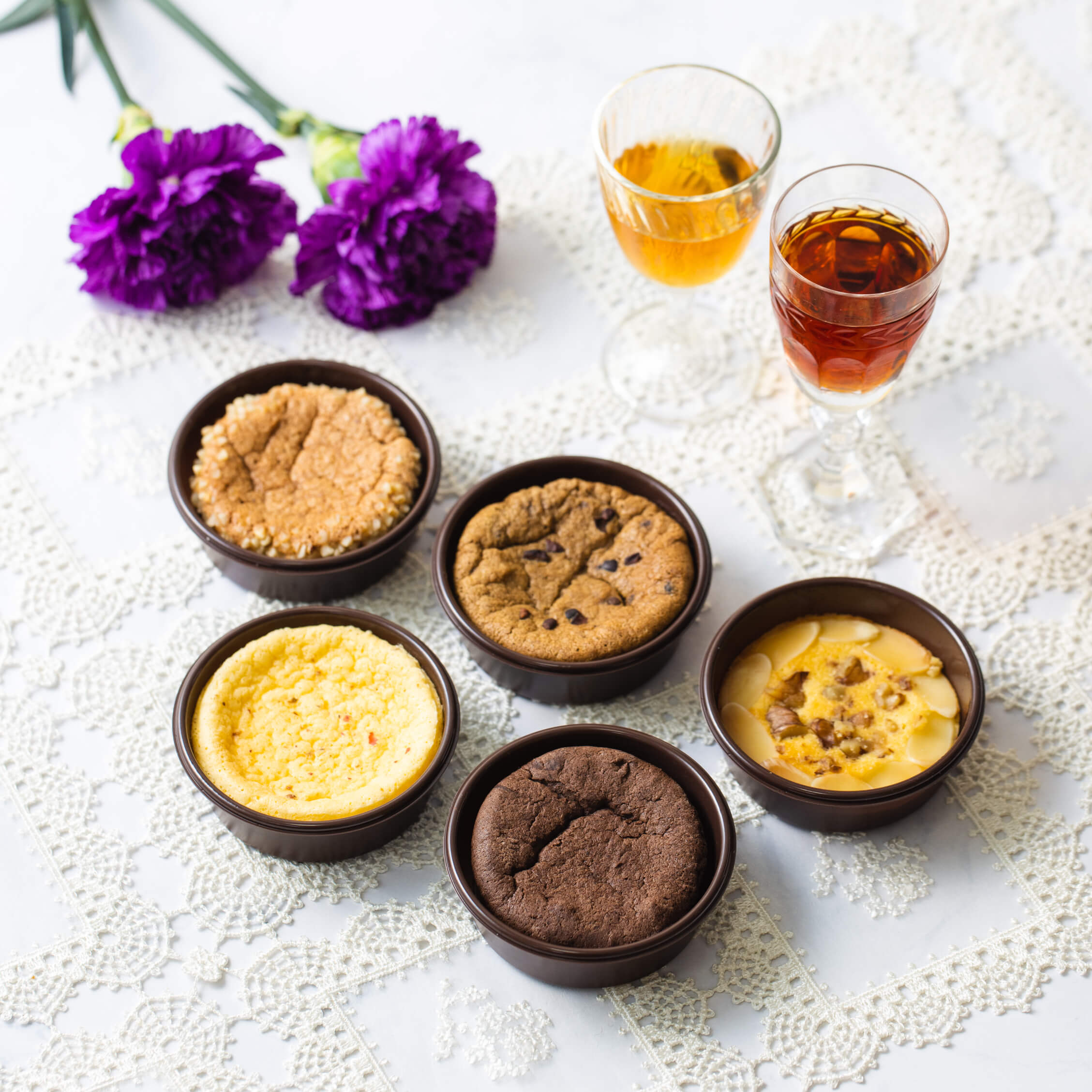 お試しセット＊ケーキ5種類（お酒入り） | 低糖質スイーツ専門店 夢見菓子