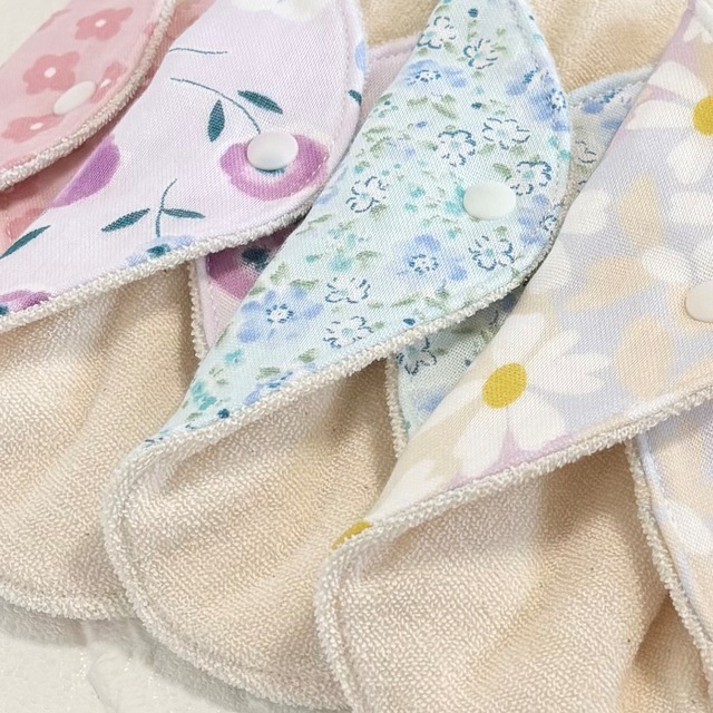 使い方2通り✩2way 布ナプキン 布ライナー パイル オーガニック 防水タイプ 438