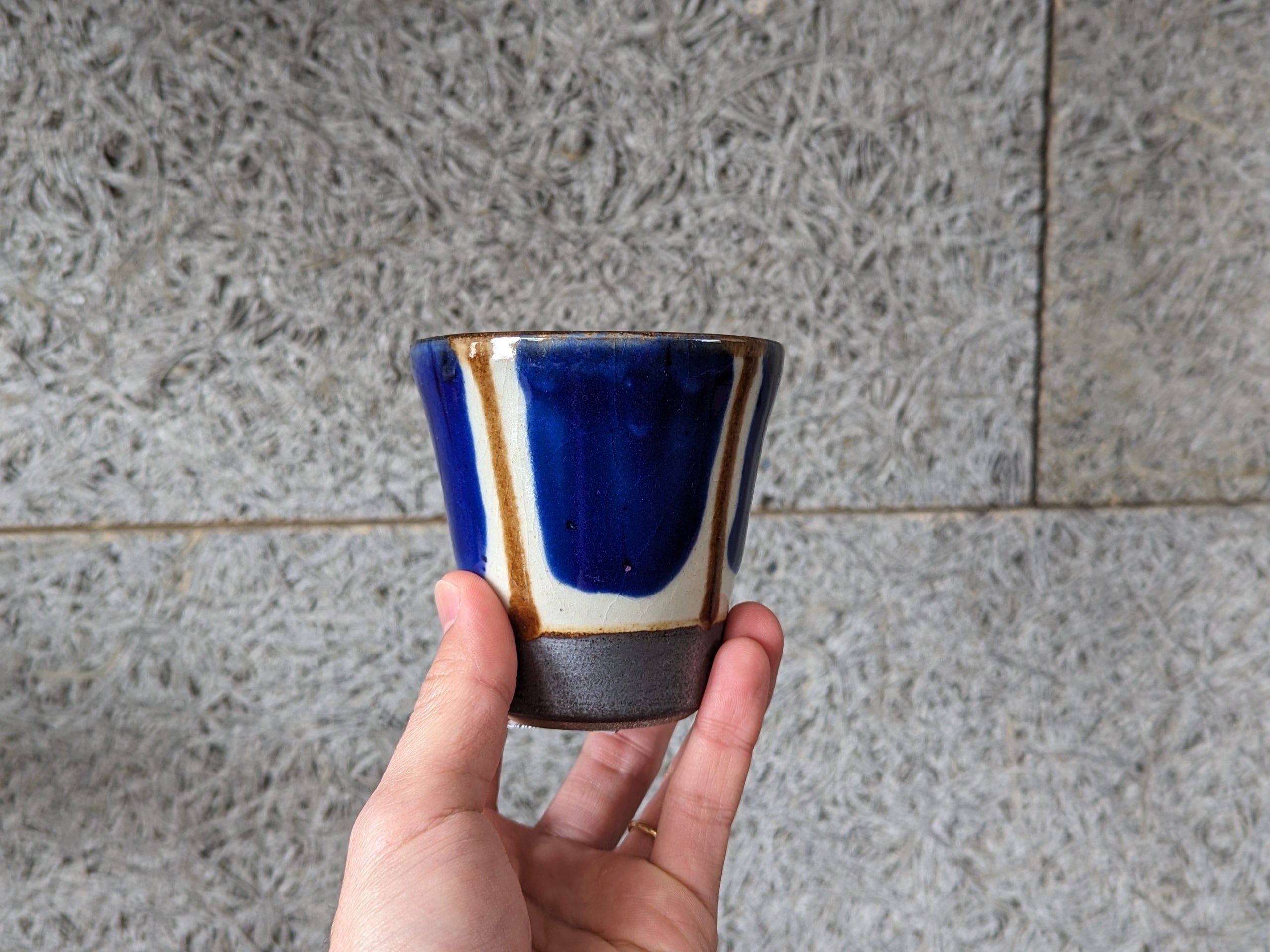 やちむん フリーカップ・大（チチチャン・3色） | ノモ陶器製作所