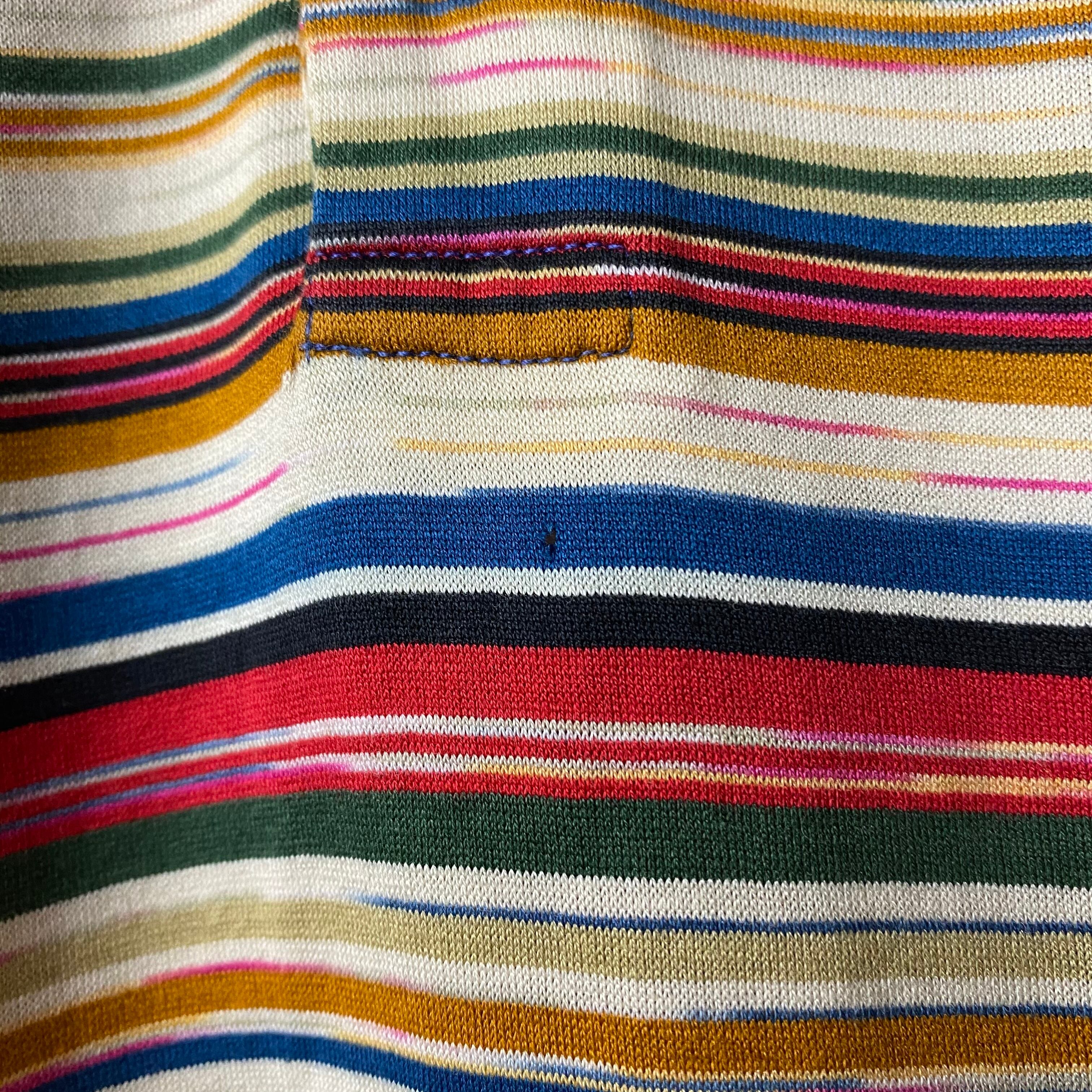 vintage MISSONI SPORT border polo shirt | NOIR ONLINE vintage MISSONI SPORT border polo shirt | NOIR ONLINE
