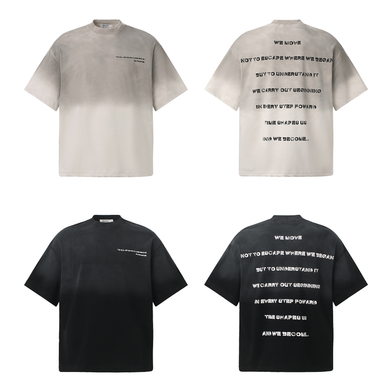VINTAGE ストリート スプレー加工 Tシャツ T2133